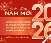 50 lời chúc Tết Dương lịch 2026 ý nghĩa dành cho đối tác, khách hàng
