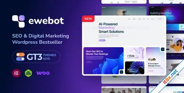 Ewebot - Marketing & SEO Digital Agency WordPress Theme