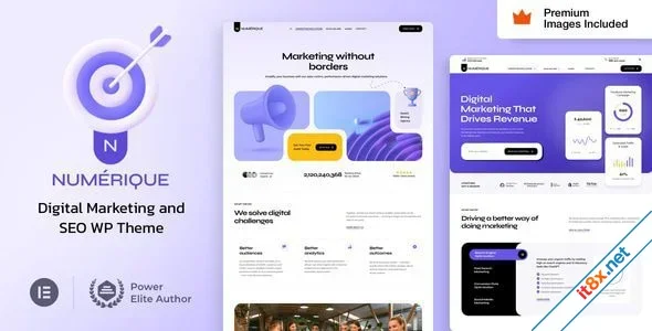 Numérique - SEO Digital Marketing WordPress Theme