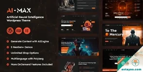 AIMAX - AI Agency WordPress Theme