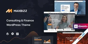 Maxbizz - Consulting & Financial Elementor WordPress Theme