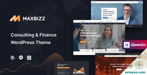 Maxbizz - Consulting & Financial Elementor WordPress Theme