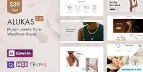 Alukas - Modern Jewelry Store WordPress Theme