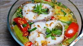 Cách nấu canh chua cá lóc đơn giản