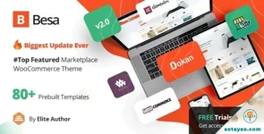 Besa - Elementor Marketplace WooCommerce Theme