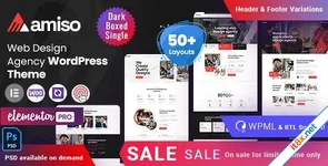 Amiso - Design Agency WordPress Theme