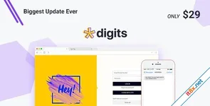 Digits + Addons - WordPress Mobile Phone Number OTP Signup and Login Form