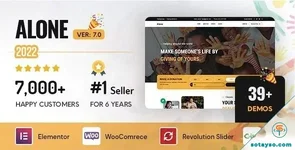 Alone - Charity Multipurpose Non-profit WordPress Theme