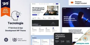 Tecnologia - IT SAAS Software Technology WordPress Theme
