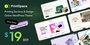PrintSpace - Printing Services & Design Online WooCommerce WordPress Theme