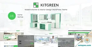 KitGreen - Interior and Kitchen Design WordPress Theme