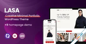 Lasa - Creative Minimal WooCommerce WordPress Theme