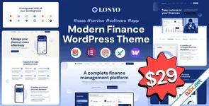 Lonyo - Software, SaaS & Startup WordPress Theme