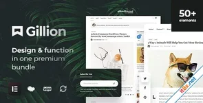 Gillion - Multi-Concept Blog/Magazine & Shop WordPress AMP Theme