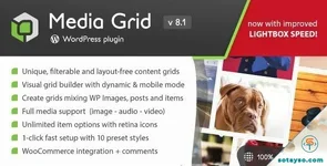Media Grid - WordPress Responsive Portfolio