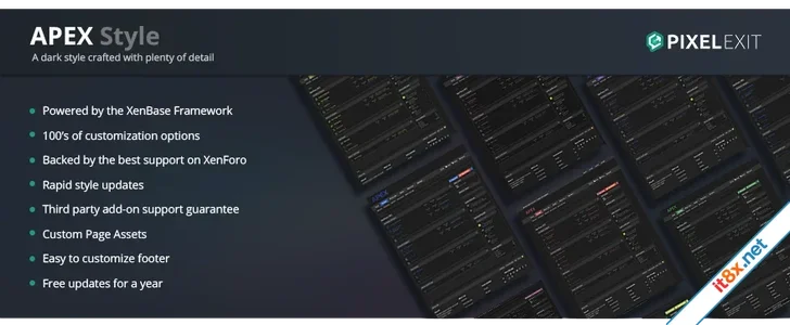 Apex - PixelExit.com - Xenforo 2 Style