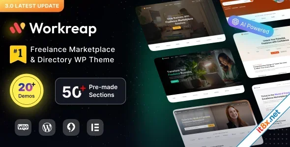 Workreap - Freelance Marketplace WordPress Theme