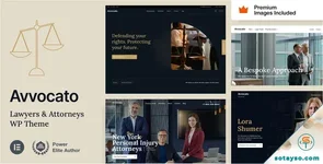 Avvocato - Law Firm WordPress Theme