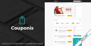 Couponis - Affiliate & Submitting Coupons WordPress Theme
