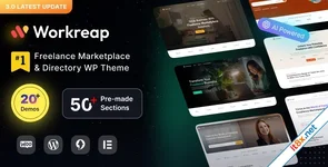 Workreap - Freelance Marketplace WordPress Theme