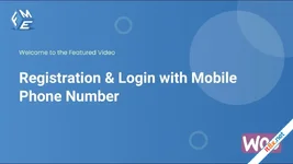 Registration & Login with Mobile Phone Number for WooCommerce
