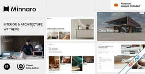Minnaro - Interior Design and Architecture WordPress Theme