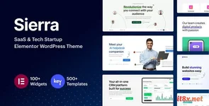 Sierra - SaaS & Tech Startup Elementor WordPress Theme