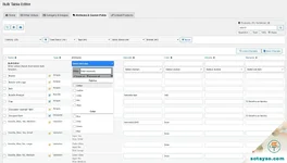 Bulk Table Editor for WooCommerce