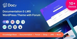 Docy - Premium Documentation, Knowledge base & LMS WordPress Theme with Helpdesk Forum