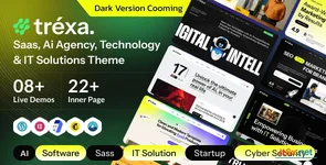 Trexa - Saas, Ai Agency, Technology & IT Solutions WordPress Theme