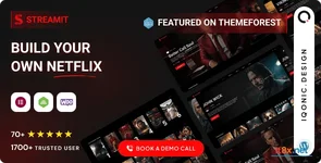 Streamit - Movie Streaming WordPress Theme for OTT & Video