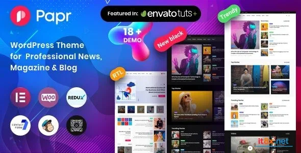 Papr - News Magazine WordPress Theme