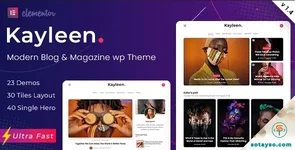 Kayleen - Blog & Magazine WordPress Theme