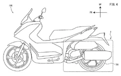 Yamaha phát triển xe tay ga hybrid kép với hai mô tơ điện đột phá
