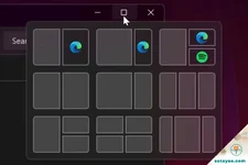 Snap Layouts trên Windows 11: Làm việc đa nhiệm với phím Win + Z