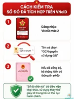 Người dân có sổ đỏ chú ý các bước cần làm trên VNeID