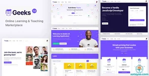 Geeks - Online Learning Marketplace WordPress Theme