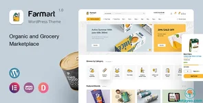 Farmart - Organic & Grocery Marketplace WordPress Theme