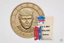 Đồng xu 1 USD in hình ông Donald Trump cháy hàng sau vài giờ