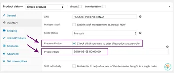 WooCommerce Pre-Orders