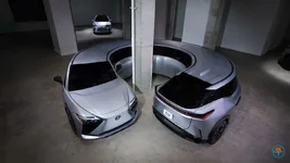 Biến tấu xe điện Lexus thành tác phẩm nghệ thuật dị biệt